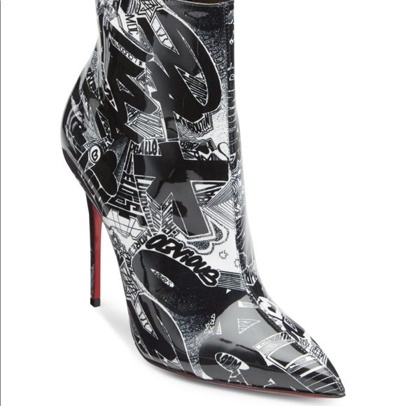 ISO !!! So Kate 100 Printed Patent Leather Booties - Picture 3 of 3